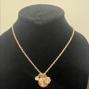 Elegant Gold Charm Necklace